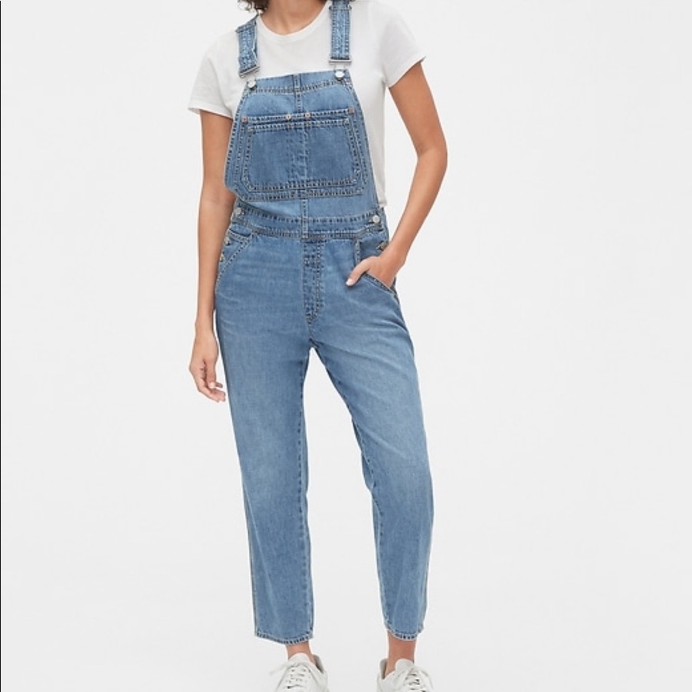 Gap Relaxed Denim Overalls
